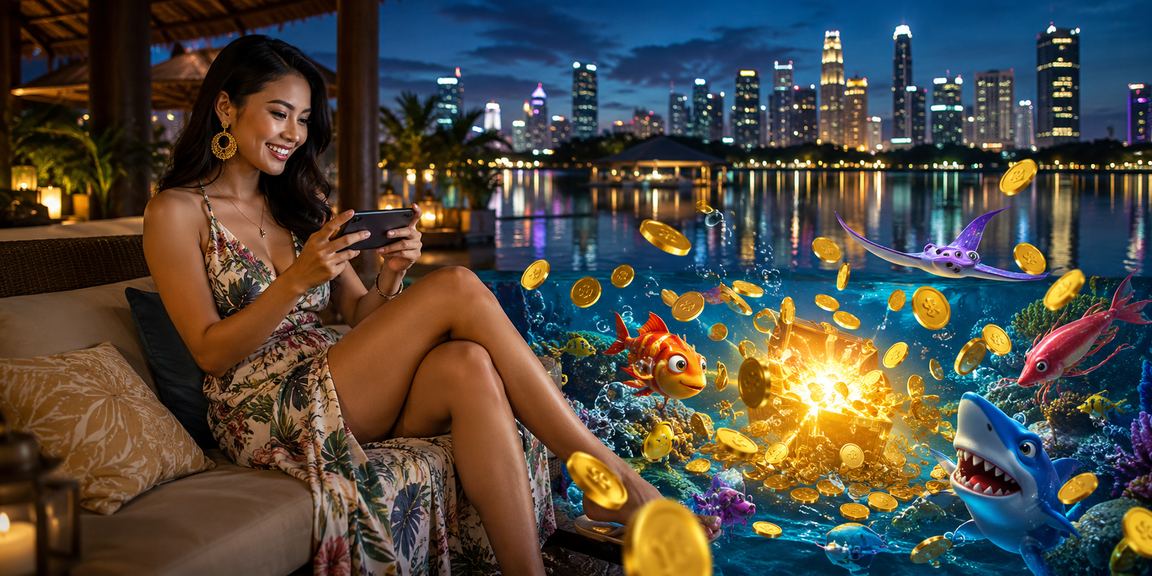Ilustrasi suasana santai pengguna menikmati hiburan taruhan online di mitra138